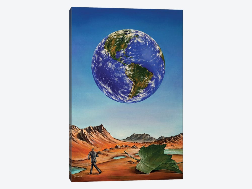 Abandoned Planet by Svetoslav Stoyanov 1-piece Canvas Wall Art