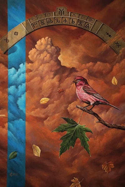 Keeper of the Prophecy by Svetoslav Stoyanov framed wall art