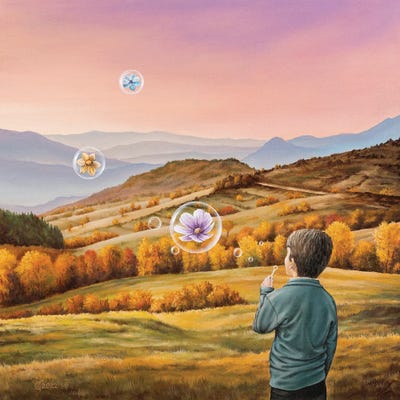 Flowermaker by Svetoslav Stoyanov canvas print