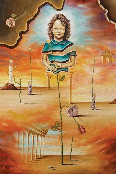 Dead Roses by Svetoslav Stoyanov canvas print