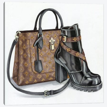 Etta Avenue™ Louis Vuitton Bag And Louboutin Heels Framed by CeCe Guidi  Painting & Reviews