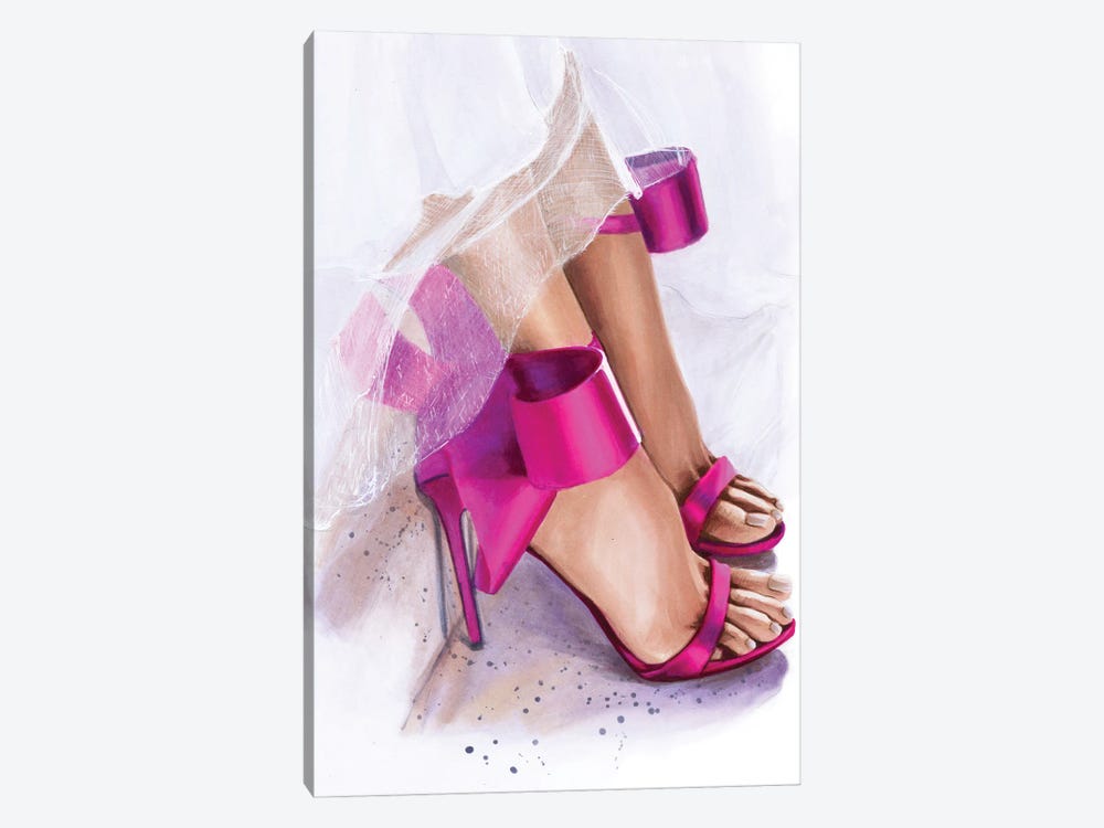 Pink Bow by Svetlana Balta 1-piece Canvas Print