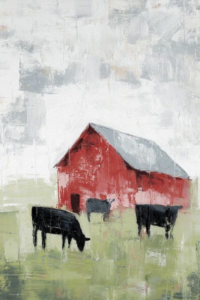 Svetlana Aleinikova - Framed Fine Art Prints: Grazing By The Stable by Svetlana Aleinikova