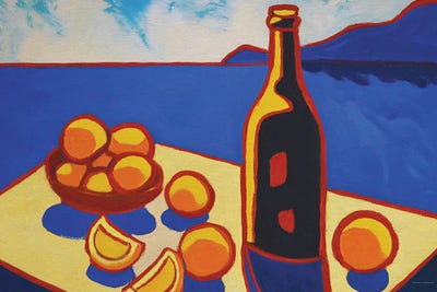 Svetlana Aleinikova - Framed Fine Art Prints: Mediterranean Table by Svetlana Aleinikova