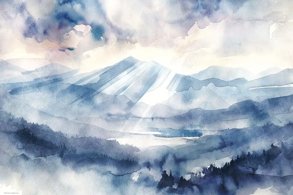 Svetlana Aleinikova: Morning Ridge Glow by Svetlana Aleinikova