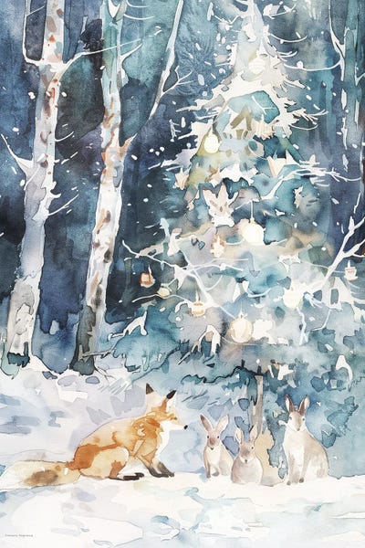 Foxes: The Fox And The Hares by Svetlana Aleinikova