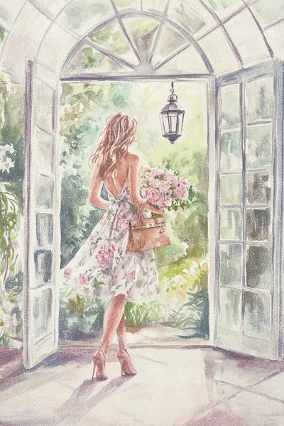 Canvas Art Prints: At The Garden Gate by Svetlana Aleinikova