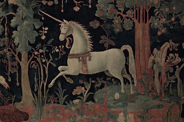 Svetlana Aleinikova: Unicorn Tapestry by Svetlana Aleinikova