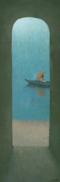 Steve Mitchell: The Peach Parasol by Steve Mitchell