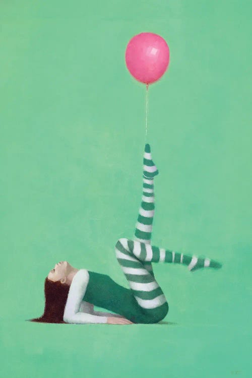 The Pink Balloon I by Steve Mitchell wall art
