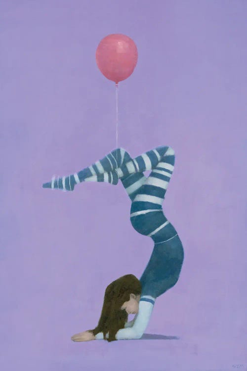 The Pink Balloon II by Steve Mitchell wall art