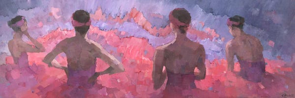 Steve Mitchell: Pink Radiance by Steve Mitchell