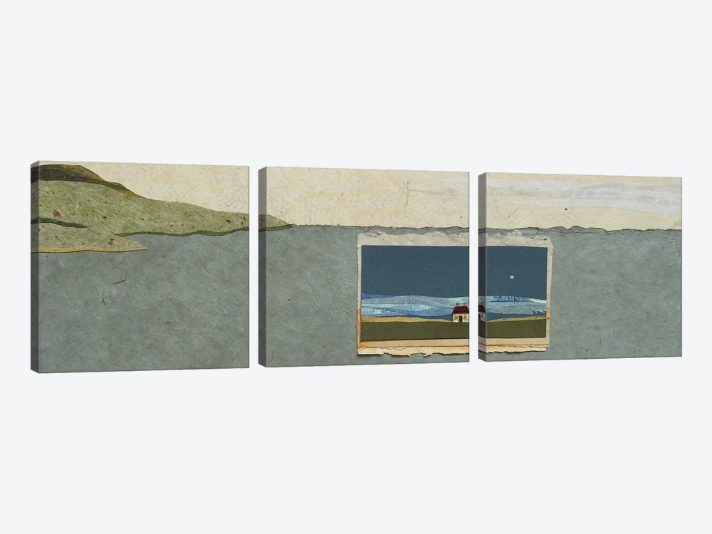 Seaside Squared by Susan Savory 3-piece Art Print