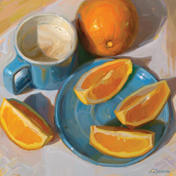 Food & Drink Still Life: Sunshine On A Plate by Svetlana Zyuzina