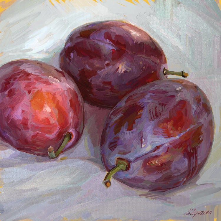 Plums In A Sunset Light