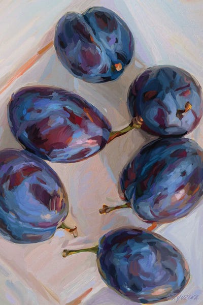 Plums by Svetlana Zyuzina framed wall art