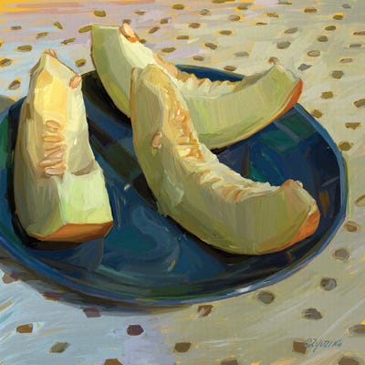 Melon by Svetlana Zyuzina metal wall art
