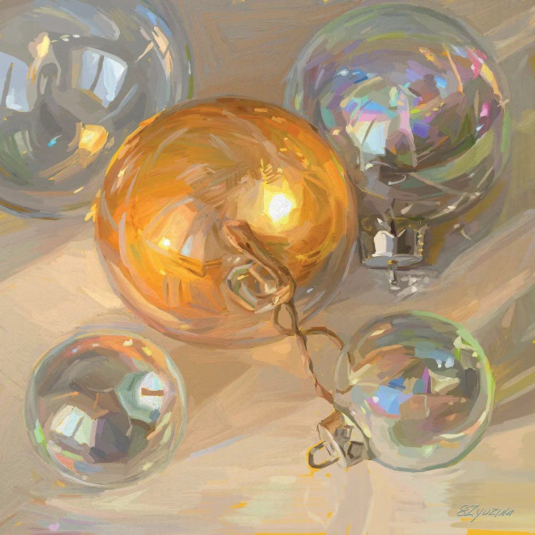 Gold & Silver Sparkle by Svetlana Zyuzina wall art