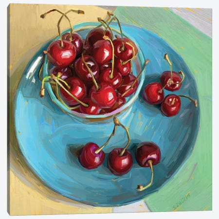 Cherry Season Canvas Print #SVZ38} by Svetlana Zyuzina Art Print