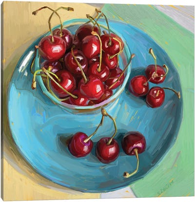 Cherry Season Canvas Art Print