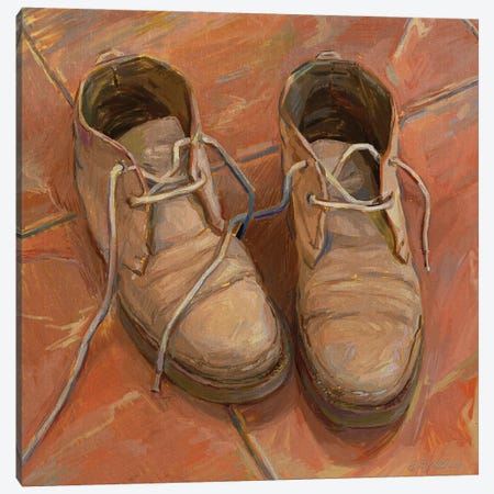 Boots With The History Canvas Print #SVZ41} by Svetlana Zyuzina Canvas Art