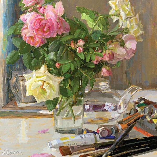 Svetlana Zyuzina: Artist's Table by Svetlana Zyuzina