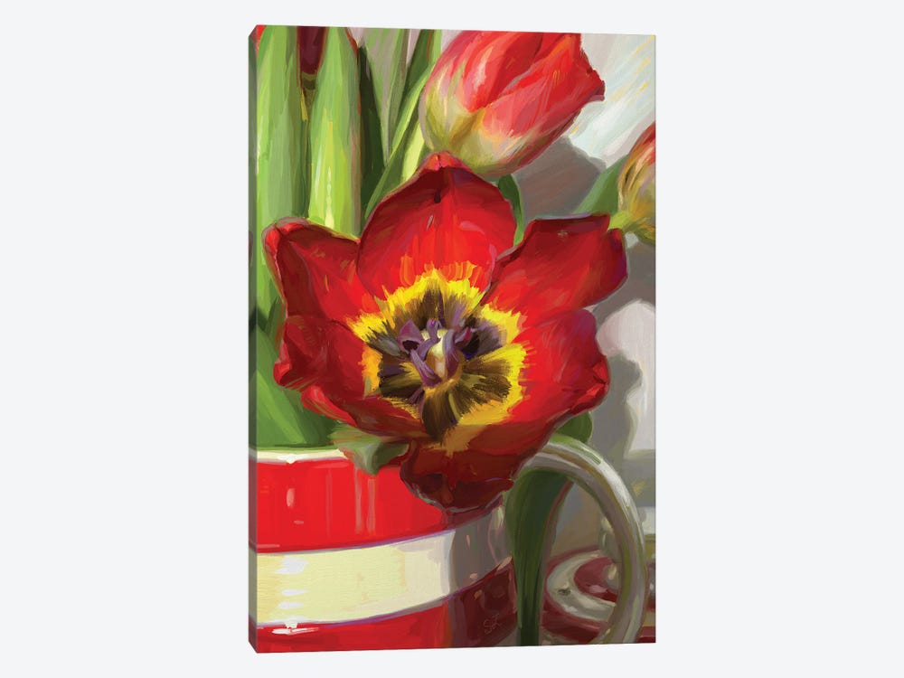 Red Tulip From Amsterdam by Svetlana Zyuzina 1-piece Canvas Art
