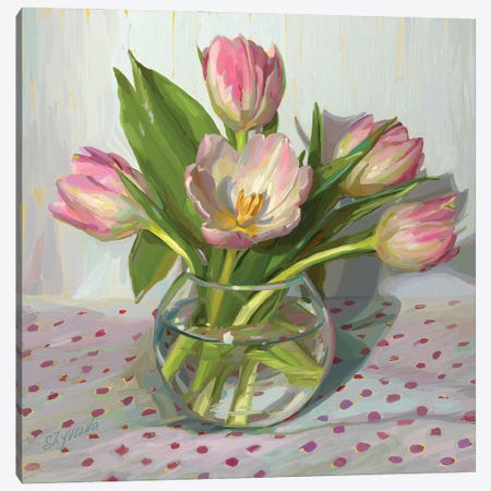 First Tulips Of The Season Canvas Print #SVZ47} by Svetlana Zyuzina Canvas Print