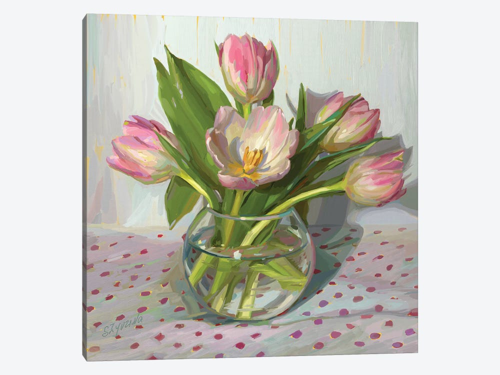 First Tulips Of The Season by Svetlana Zyuzina 1-piece Canvas Art