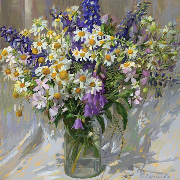 Contemporary Fine Art: Garden bouquet by Svetlana Zyuzina