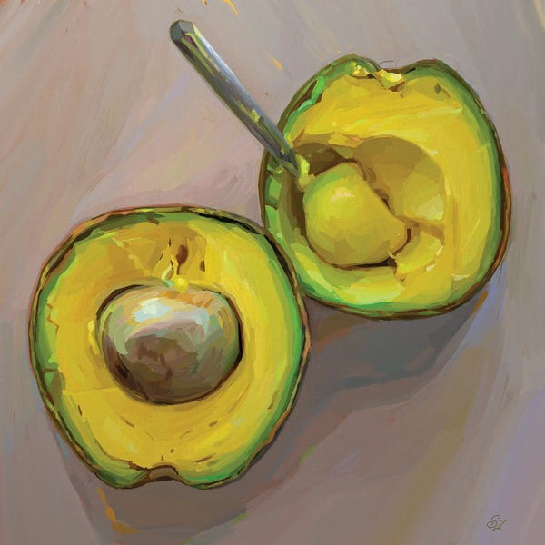Similar To Georgia O'Keeffe: Avocado O’Clock by Svetlana Zyuzina