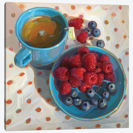Morning Tea Canvas Print #SVZ55} by Svetlana Zyuzina Canvas Wall Art