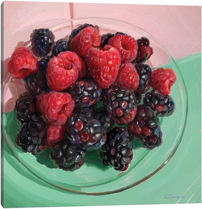 Very Berry Canvas Art Print - The Art of Fine Dining