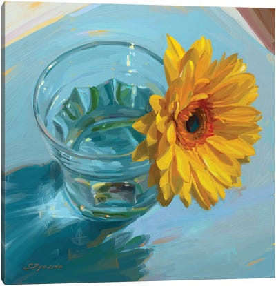 Sunshine In A Glass Canvas Art Print