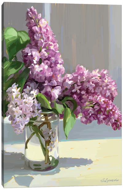 Sochi Lilac Canvas Art Print