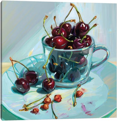 Cherry Deliciousness Canvas Art Print - Svetlana Zyuzina