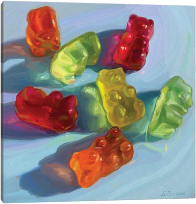 Delicious Bears Canvas Art Print - Simple Pleasures