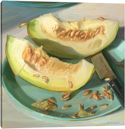 Melon Freshness Canvas Art Print