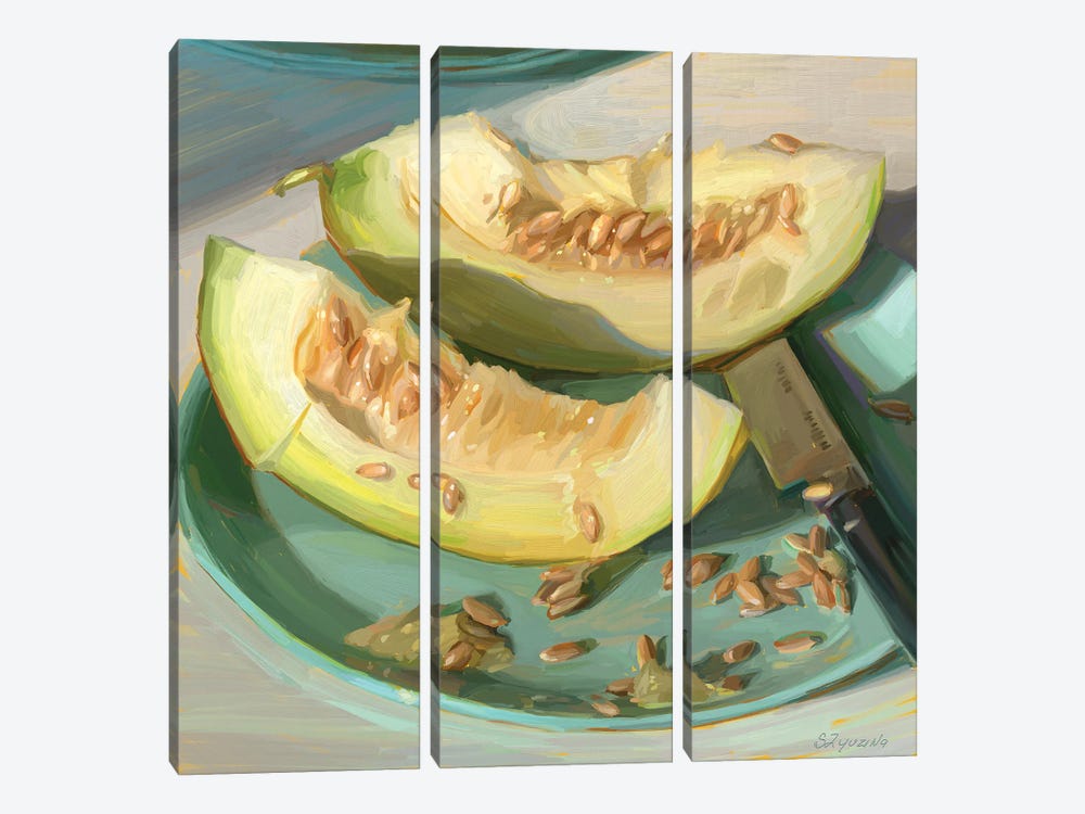 Melon Freshness by Svetlana Zyuzina 3-piece Art Print