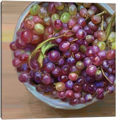 Grape Season Canvas Art Print