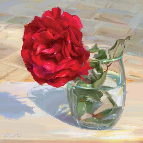 Svetlana Zyuzina: Red Rose by Svetlana Zyuzina