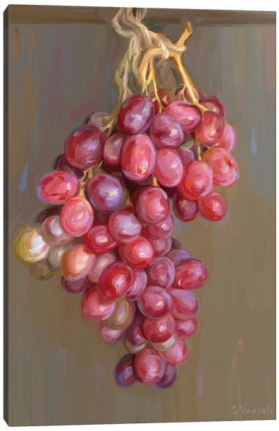 Grape II Canvas Art Print - Similar to Georgia O'Keeffe