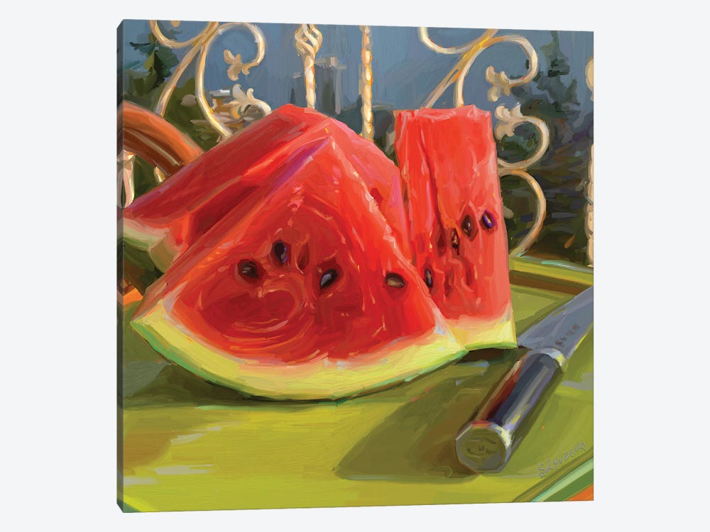 Watermelon Extravaganza by Svetlana Zyuzina 1-piece Canvas Artwork