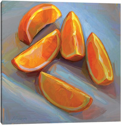 Vitamins Canvas Art Print - Orange Art