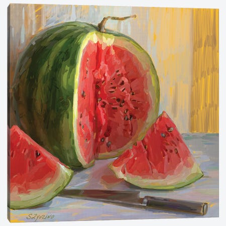 Watermelon. 5am Canvas Print #SVZ8} by Svetlana Zyuzina Canvas Print