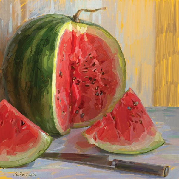 Contemporary Fine Art: Watermelon. 5am by Svetlana Zyuzina