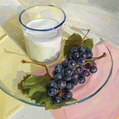 Isabella Grape by Svetlana Zyuzina framed canvas print