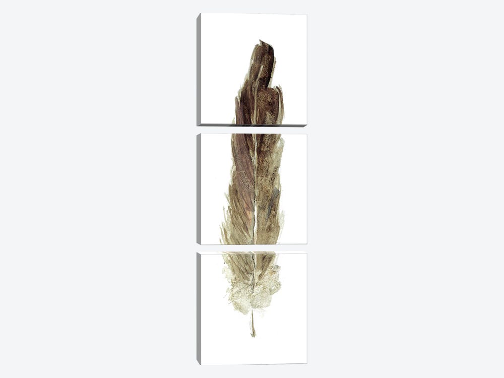 Soft Feather I by Sally Swatland 3-piece Canvas Artwork