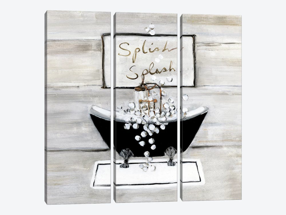 Splish Splash by Sally Swatland 3-piece Canvas Art