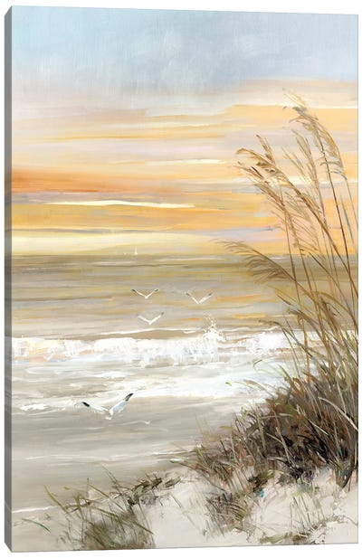 Summer Solstice Canvas Art Print - Large Coastal Art